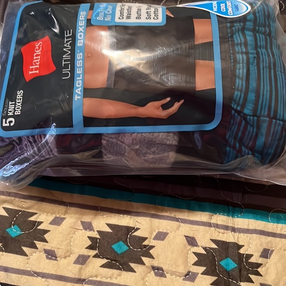 Hanes pack of 5 Knit Boxers size XL - Picture 8 of 8